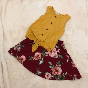 Skirt and tank set